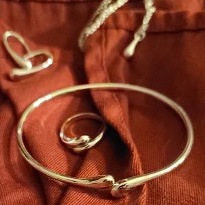 Jewelry set, set in Silver s 925 (Stamped)